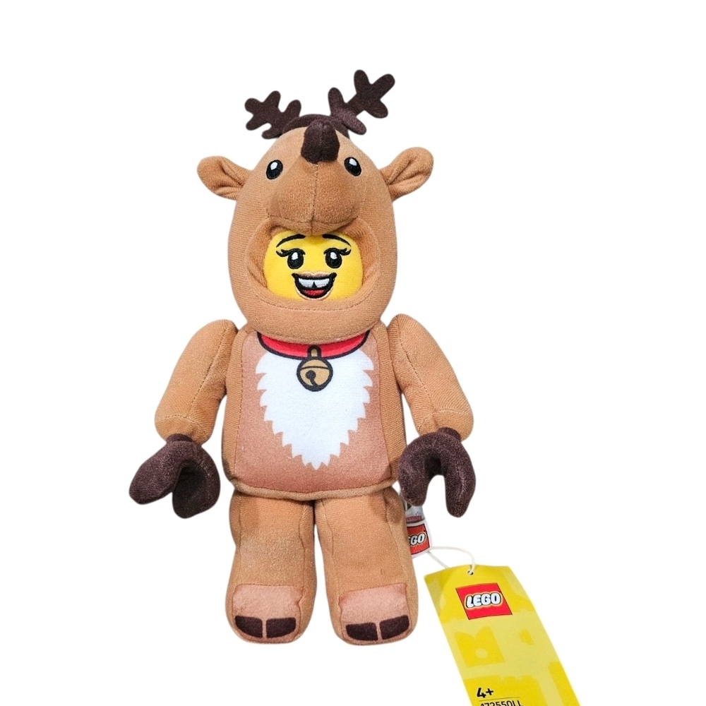 LEGO Minifigure Reindeer Costume Girl 10" Plush Character 5009322 Christmas